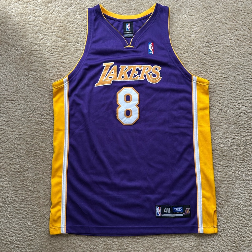 Reebok Authentic Stitched Kobe Bryant Lakers Jersey